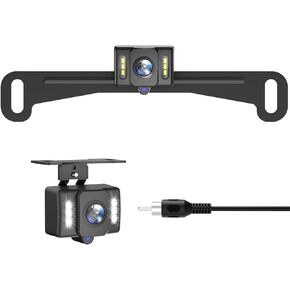 AUTO-VOX HD Backup Camera, Wide Angle Rearview Reversing Camera with LED Night Vision, Universal OEM Reverse Rear View Camera, IP69 Waterproof Back Up Camera for Car Vehicle Pickup Truck SUV RV Van