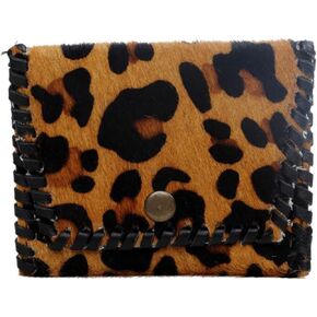 Leopard Handmade Change Holder Coin Purse for Women