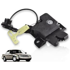 Rear Tailgate Trunk Latch Lock Actuator Compatible for 2004-2011 Ford Crown Victoria & Mercury Grand Marquis, Replaces OEM 4W7Z5443200AA 6W7Z5443200A 7W7Z5443200A