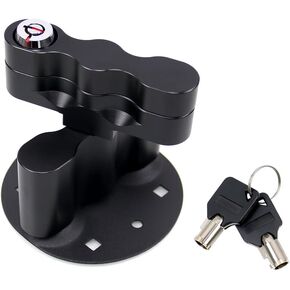 RYANSTAR RACING RX-DLX-PM Pack Mount Lock with Pack Mount Bracket Cargo Racks Double Locking Mount Fit for Standard Pack Mount Compatible with Fuel & Gas Can & Water Pack Mount