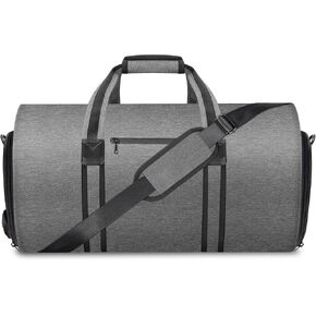 Garment Bags for Travel, Convertible Carry on Garment Duffel Bag Suit Bag with Shoe Compartment for Men Women Travel, 2 in 1 Hanging Suitcase Weekend Bag Flight Bag MIYCOO