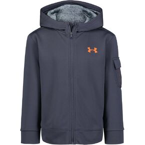 Under Armour UA MESH POCKET FZ HOODIE, Downpour Gray, 2T