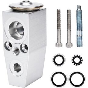 15-51325 Air Conditioning Thermal A/C Expansion Valve Kit Fit for GMC Sierra 1500,Sierra 2500 HD, Yukon, Fit for Chevy Silverado 1500, 2500 HD, 3500 HD, Suburban, Tahoe, with Seals and bolts