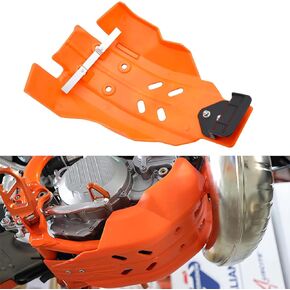 Full Coverage Skid Plate with Hard Mounts for KTM 250/300 XCW/TPI/EXC 2017-2023 | Replaces OEM Part 55403090144 (Black) in Kuwait