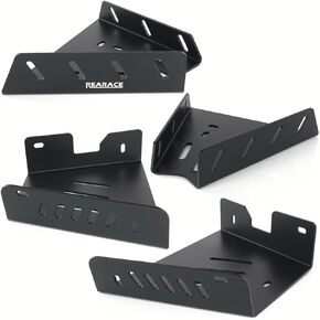 Front and Rear A-Arm Guards, 4mm Aluminum A-Arm Skid Plates Compatible with Rhino 700 2008-2013