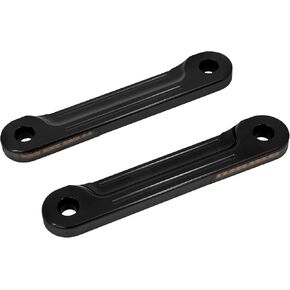 HDBUBALUS Motorcycle Front Flush Fork Turn Signals Brackets Shock absorber LED Side Lamp For Harley Touring Street Glide Road King 1998-2024 (Color: All Black) in Saudi Arabia