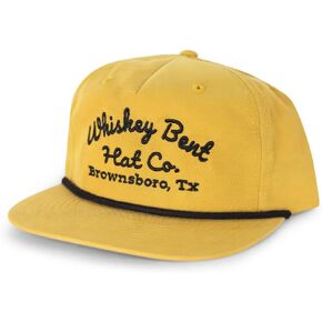 WHISKEY BENT HAT CO. – The Frio Hat – Vintage, Outdoor, Adjustable Snapback Rope Hat, Sun Protection UPF 50+, Water Resistant