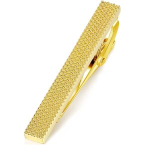 HONEY BEAR 1.97"/2.12" Mens Tie Clips Bar Normal Size for Business Wedding Gift 5.4cm