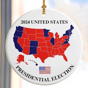 Trump McDonald Ornament - President Trump Christmas Ornament 2024 - Trump Christmas Decoration - Trump Merchandise - Republican Gifts - Conservative Gifts - Trump Gifts