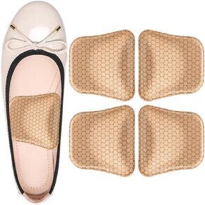 Correct-Position Arch Support Inserts Women for Flat Feet, Gel Arch Inserts for Plantar Fasciitis Relief, Non-Slip Arch Support Pads (Clear)