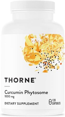 THORNE Curcumin Phytosome 1000 mg (Meriva) - Clinically Studied, High Absorption - Supports Health in Joints, Muscles, GI Tract, Liver, and Brain - 120 Capsules - 60 Servings in Kuwait