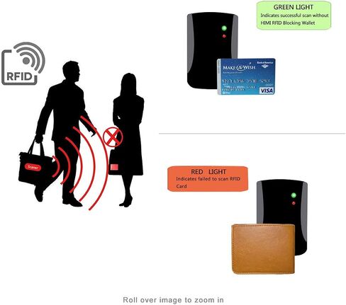 Set of 2 Top Leather RFID Credit Card Wallet Magic Slim Wallets for Men in Saudi Arabia