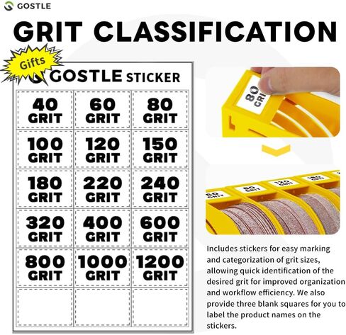 Professional Sanding Discs Storage Bins - 6 Bins Set for Efficient Organization, Offset Snap-On Connection, Grit Classification, Space-Saving Design and Versatile Application, Green in Kuwait