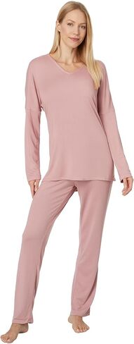 N Natori Women's Oasis Oth Pj الطول 27 بوصة درزة داخلية 29 بوصة in Kuwait