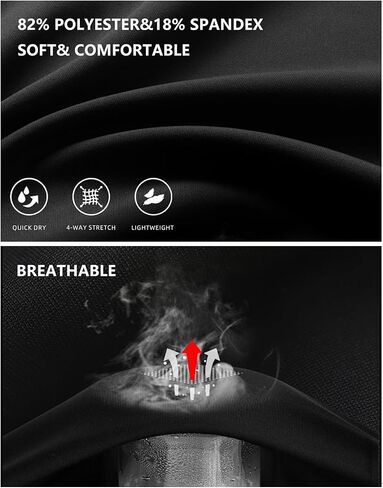 Pudolla Men's Lightweight Sweatpants with Pockets Ultra 4-Way Stretch Joggers Gym Workout Runing Athletic Track Pants in Kuwait