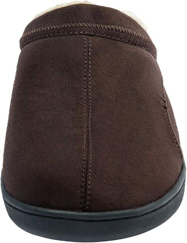 Josaywin Men's Memory Foam slippers Soft Plush Fleece Lining Slip On Indoor Outdoor House Shoes in Kuwait