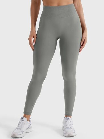 QOQ Womens High Waisted Seamless Workout Leggings Butt Lifting Gym Yoga Pants Booty Scrunch Vital Tummy Control Ruched Tights in Saudi Arabia