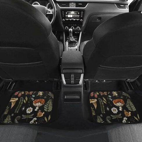 Mushroom Car Floor Mats 4 Pcs All-Weather Car Mats,Waterproof Fit Automotive Floor Carpet for Cars Trucks SUV,Universal Floor Liner Car Accessories in Kuwait