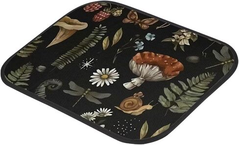Mushroom Car Floor Mats 4 Pcs All-Weather Car Mats,Waterproof Fit Automotive Floor Carpet for Cars Trucks SUV,Universal Floor Liner Car Accessories in Kuwait