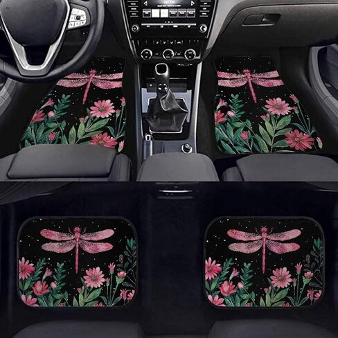 Mushroom Car Floor Mats 4 Pcs All-Weather Car Mats,Waterproof Fit Automotive Floor Carpet for Cars Trucks SUV,Universal Floor Liner Car Accessories in Kuwait