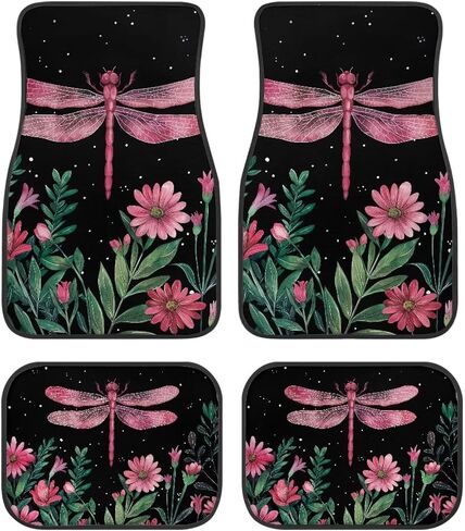Mushroom Car Floor Mats 4 Pcs All-Weather Car Mats,Waterproof Fit Automotive Floor Carpet for Cars Trucks SUV,Universal Floor Liner Car Accessories in Kuwait