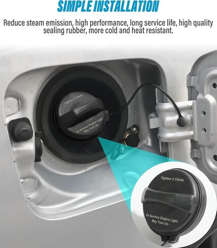 Zlirfy Gas Cap,Gas Cap Replacement,Fuel Cap,Fuel Tank Cap,Gas Cap Cover,Replace OE#95995094,Automotive Replacement Fuel Tank Caps for Most Model of Cars in Saudi Arabia