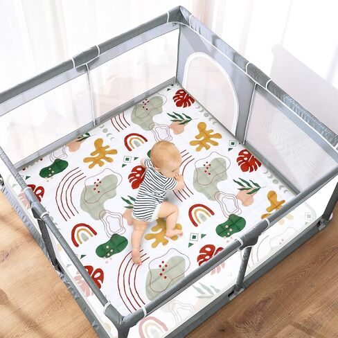 Percozzi Baby Play Mat for Floor ديناصور رغوة الطفل روضة حصيرة سميكة لينة الحشو المضادة للانزلاق بساط الزحف مبطن للأطفال الرضع الأطفال الصغار قابلة للطي وقابل للغسل الطفل لعب رياضة حصيرة 50 "× 50" الأزرق in Kuwait