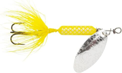 Yakima Bait Wordens Original Rooster Tail Spinner Lure, White Coachdog, 1/8-Ounce in Saudi Arabia
