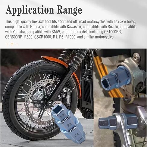 3/8 "بوصة دراجة نارية المحور الأمامي عرافة أداة ، ألين المحور المغزل محول مأخذ التوصيل أداة ، 17 مللي متر 19 مللي متر 22 مللي متر 24 مللي متر in Kuwait