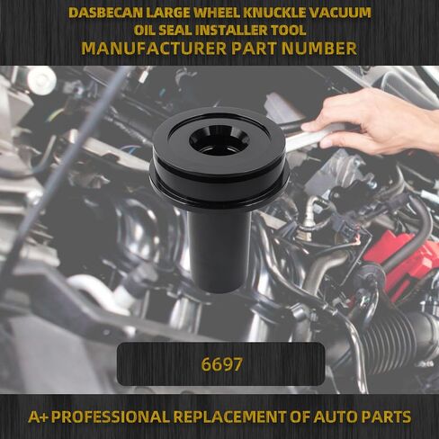 Dasbecan 6697 Wheel Knuckle Vacuum Oil Seal Installer Compatible with Ford 2005-2019 F-250 F-350 Axle Shaft Seal Installer Tool in Saudi Arabia