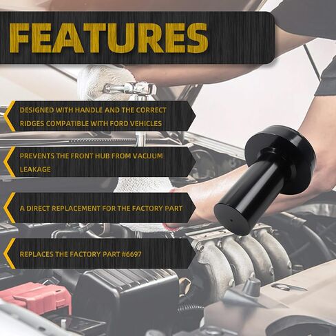 Dasbecan 6697 Wheel Knuckle Vacuum Oil Seal Installer Compatible with Ford 2005-2019 F-250 F-350 Axle Shaft Seal Installer Tool in Saudi Arabia