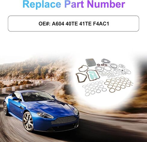 طقم إصلاح ناقل الحركة الرئيسي A604 40TE 41TE مع ألواح فولاذية احتكاك تناسب كرايسلر تاون آند كانتري 95-09، دودج أفينجر/جراند كارافان 95-08، ميتسوبيشي إكليبس 95-08 OE 40TE 41TE F4AC1 in Saudi Arabia
