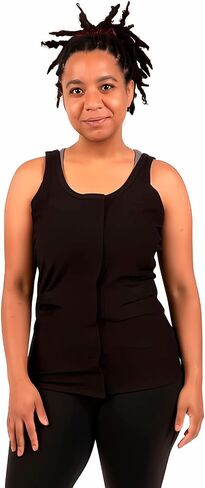 Women's Mastectomy Camisole with Drain Pockets - Post Surgery Clothes, JP Drain Holder, Easy Front Access in Saudi Arabia