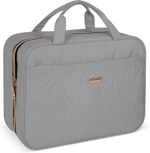Toiletry Bag for Women, Travel Toiletry Bag with Hanging Hook Makeup Organizer, Waterproof Large Capacity Travel Bag for Accessories, Shampoo, Full Sized Container, Toiletries,Pink in Saudi Arabia