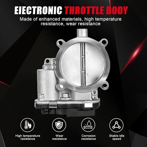 مجموعة جسم الخانق الإلكترونية الجديدة مع مستشعر موضع TPS متوافق مع 13-20 300 جراند شيروكي 13-21 رام 1500/2500/3500/4500/5500 شاحن تشالنجر 14-21 دورانجو 5.7 لتر 6.4 لتر V8 in Kuwait