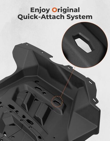 حامل الأمتعة KEMIMOTO X3، رف الأمتعة الخلفي HDPE X3 عالي التحمل X3 ملحقات السرير X3، متوافق مع 2017-2024 Can-Am Maverick X3 & X3 MAX in Kuwait
