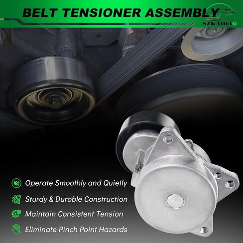 مجموعة شداد الحزام مع بكرة لـ:-Nissan Armada 2017-2022 NV2500 NV3500 2012-2021 Titan 2017-2022 5.6L,4.0L لـ:-Infiniti Qx56 2011-2013 Qx80 2014-2022 OE#39335 119551LA0B in Saudi Arabia