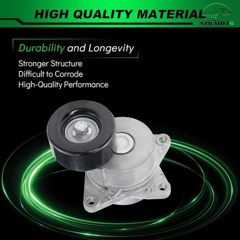 مجموعة شداد الحزام مع بكرة لـ:-Nissan Armada 2017-2022 NV2500 NV3500 2012-2021 Titan 2017-2022 5.6L,4.0L لـ:-Infiniti Qx56 2011-2013 Qx80 2014-2022 OE#39335 119551LA0B in Saudi Arabia