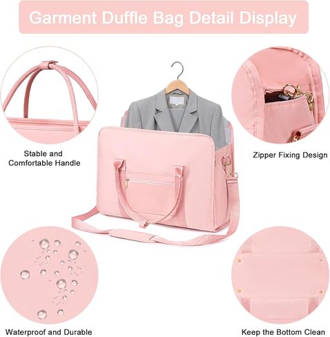 CAMTOP Garment Bags for Travel, Carry on Bag for Women Men Travel Duffel Bag, Weekender Overnight Bag in Kuwait