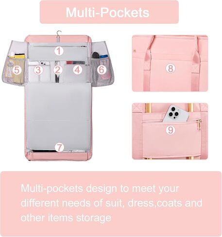 CAMTOP Garment Bags for Travel, Carry on Bag for Women Men Travel Duffel Bag, Weekender Overnight Bag in Kuwait