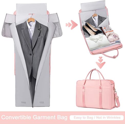 CAMTOP Garment Bags for Travel, Carry on Bag for Women Men Travel Duffel Bag, Weekender Overnight Bag in Kuwait