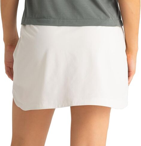 Free Fly Women's Lined Active Breeze Skort, 15" - Bamboo Viscose Liner, UPF 50+ Sun Protection, Stretch Skirts for Women in Kuwait