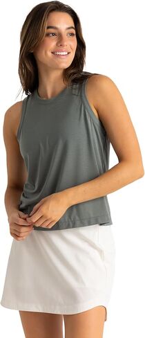 Free Fly Women's Lined Active Breeze Skort, 15" - Bamboo Viscose Liner, UPF 50+ Sun Protection, Stretch Skirts for Women in Kuwait