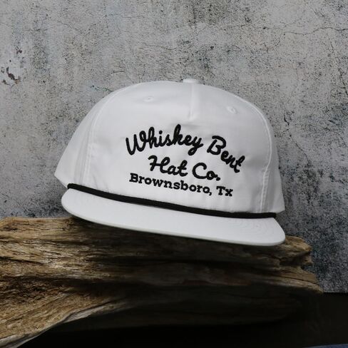 WHISKEY BENT HAT CO. – The Frio Hat – Vintage, Outdoor, Adjustable Snapback Rope Hat, Sun Protection UPF 50+, Water Resistant in Kuwait