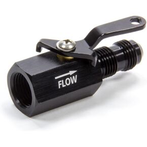 Fragola Performance Systems 961006-BL 3/8" Npt Female Inlet X #6 Male Outlet On/Off Shut Off Valve, Black