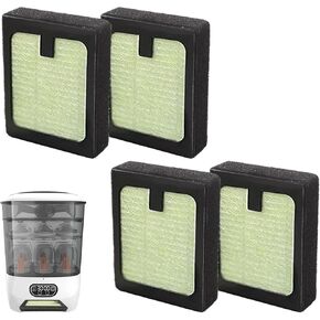6 PCS HEPA Filter Replacement Compatible with Baby Brezza Bottle Dryer Advanced and Baby Brezza Bottle Washer Pro