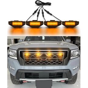 LED Grille Lights For 2022 2023 2024 Nissan Frontier Grill Lights For Frontier S SV Pro4x OEM Grill Raptor Lights Amber in Kuwait