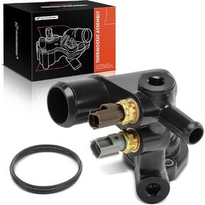 A-Premium F87Z8592A Engine Coolant Thermostat Housing Compatible with Select Ford Models - Ranger 1998 1999 2000 2001 2.5L