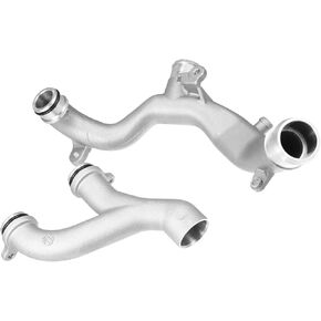 1 Set Aluminum Thermostat Top Crossover Hose Coolant Pipe Water Outlet for Land Rover for Range Rover for Jaguar XJ XF XE LR092992 LR090630 AJ813917 AJ813865 Replacement