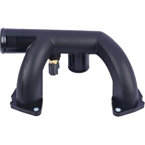 Engine Coolant Outlet Pipe With Sensor 96JV8A504BD Compatible with Jaguar XK8 XJ8 XJR Vanden Plas 1997-2002 Replace AJ85885 LNA1600AA Thermostat Cover Outlet Pipe w/Sensor